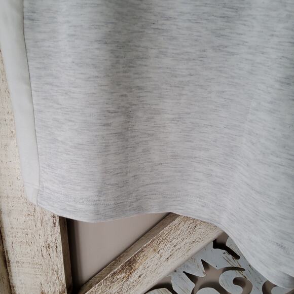 Ted Baker Women's Kalel Jersey Shorts with Satin Trim in Gray - Picture 7 of 9